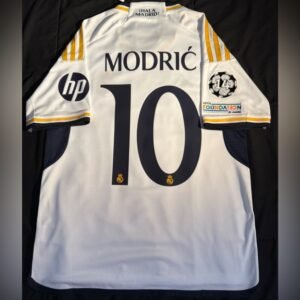 Modric #10 Real Madrid 23/24 UCL S/M home jersey white Luka
